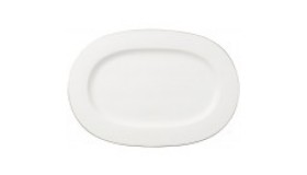 Anmut Platinum Oval Platter 16"